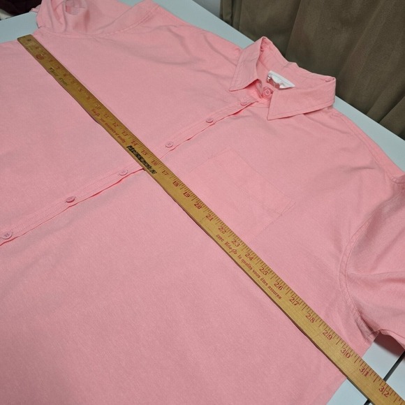 Pomander Place Shirt Womens XXXL‎ Pink Adair Boyfriend 3/4 Sleeve Tuckernuck - Picture 8 of 12